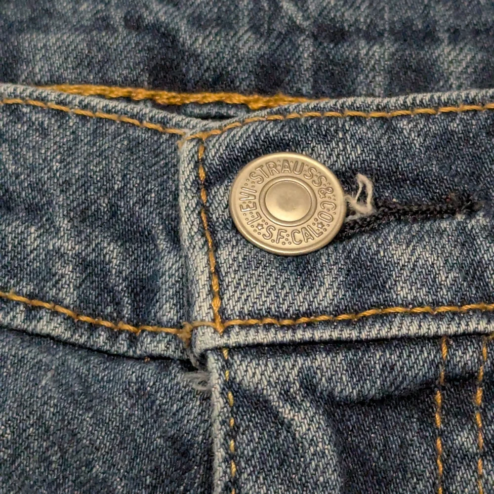 Levi's 505 Regular Fit Jeans, Blue, Size 34W 34L - Picture 4 of 11